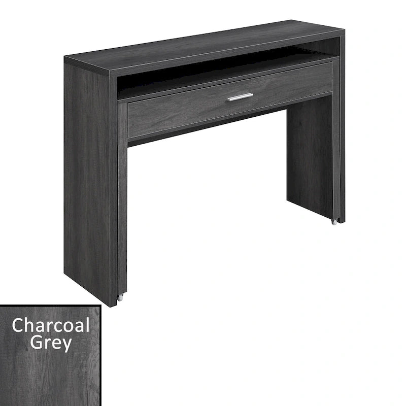Meuble Console/Bureau Coulissant avec Tiroir et Rehausseur Newport JB de Convenience Concepts