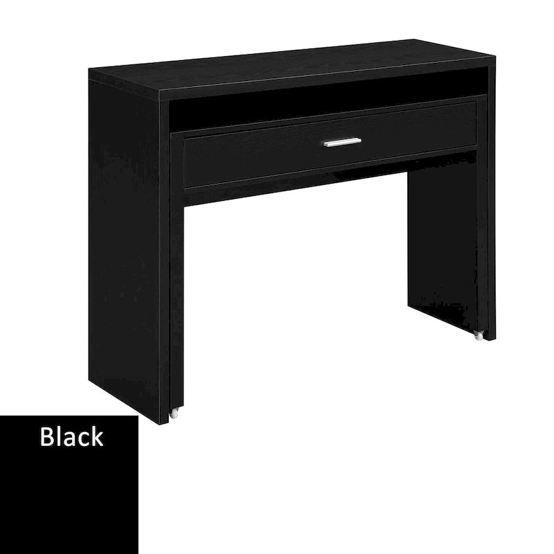 Meuble Console/Bureau Coulissant avec Tiroir et Rehausseur Newport JB de Convenience Concepts