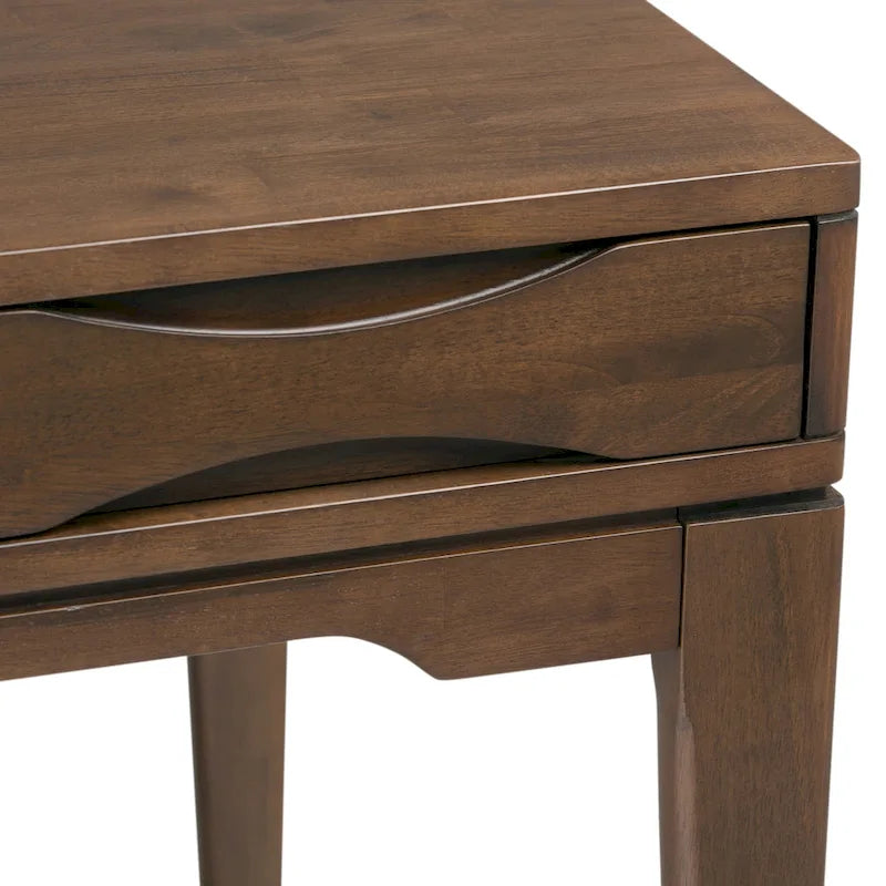 WYNDENHALL Pearson Bureau d'écriture professionnel en bois massif de 152 cm de large, style moderne du milieu du siècle