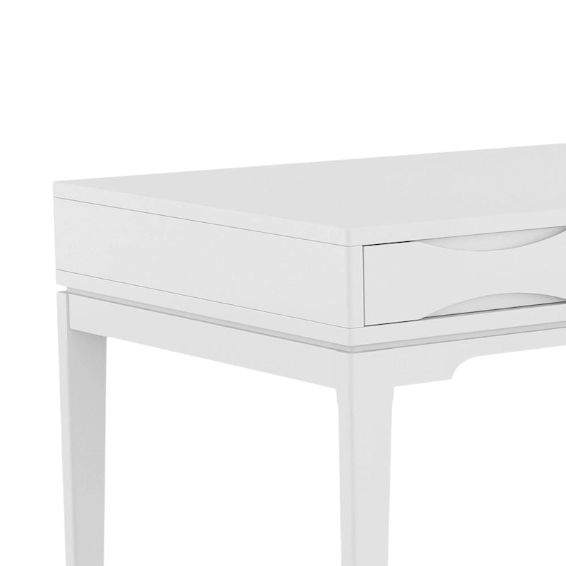 WYNDENHALL Pearson Bureau d'écriture professionnel en bois massif de 152 cm de large, style moderne du milieu du siècle