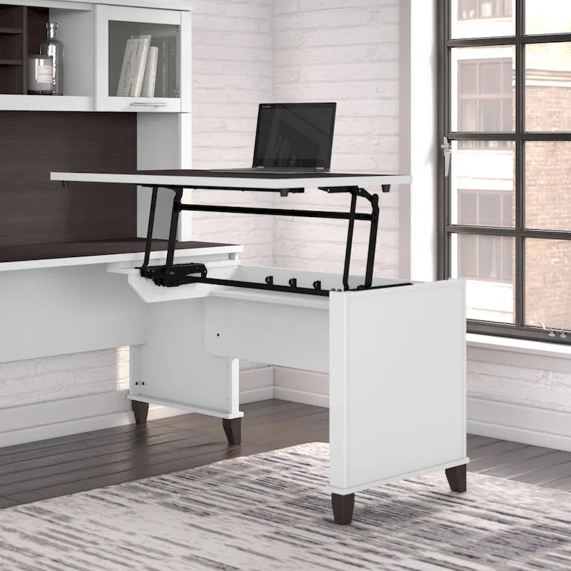 Rallonge de bureau Bush Furniture Somerset 42 po, 3 positions, assis-debout