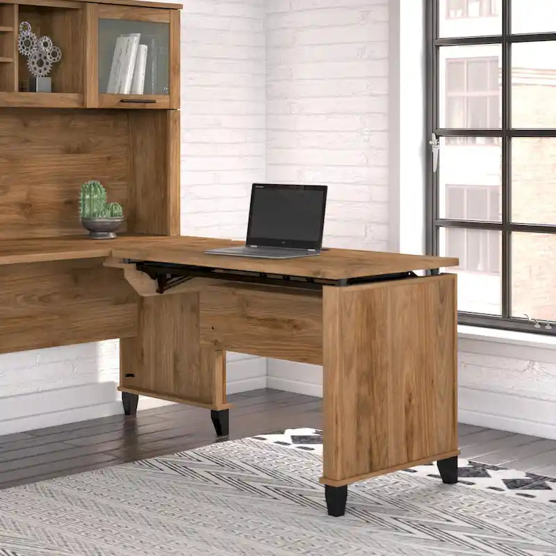Rallonge de bureau Bush Furniture Somerset 42 po, 3 positions, assis-debout