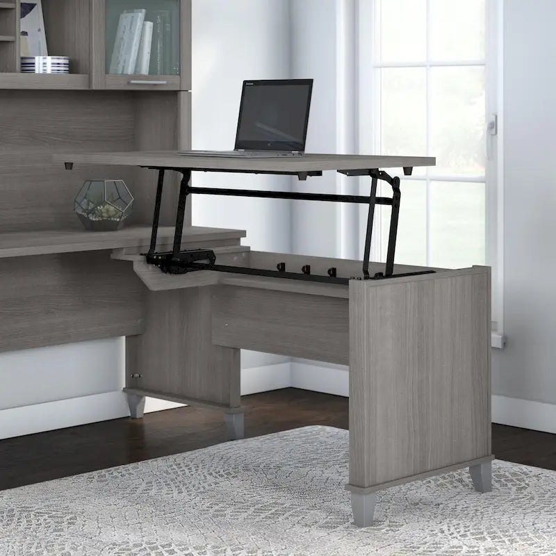 Rallonge de bureau Bush Furniture Somerset 42 po, 3 positions, assis-debout