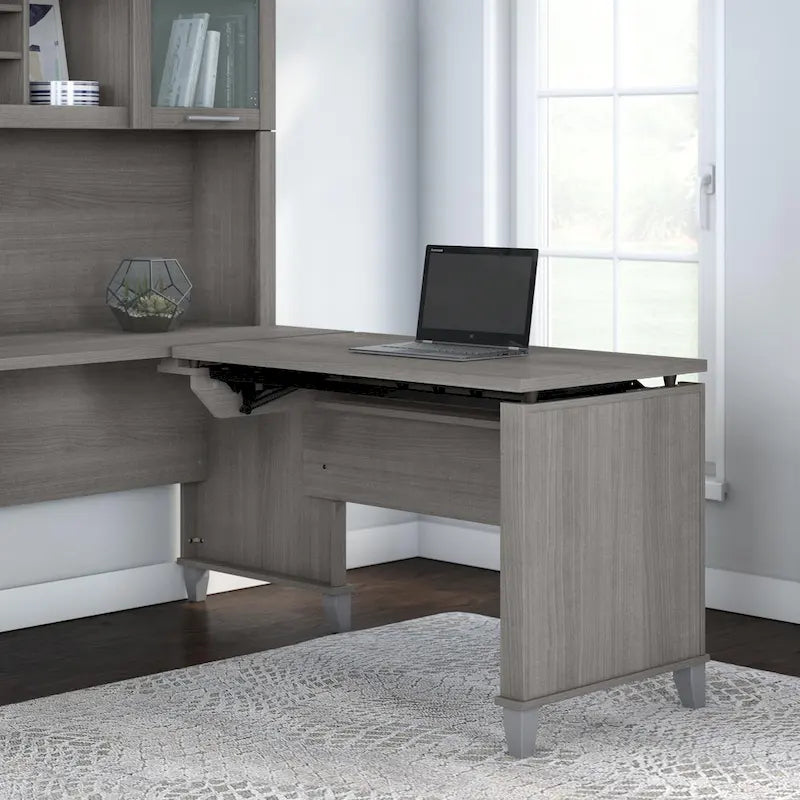 Rallonge de bureau Bush Furniture Somerset 42 po, 3 positions, assis-debout