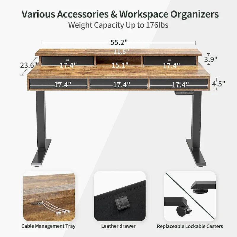 FEZIBO/Meubles de bureau à domicile/Bois/Bureaux