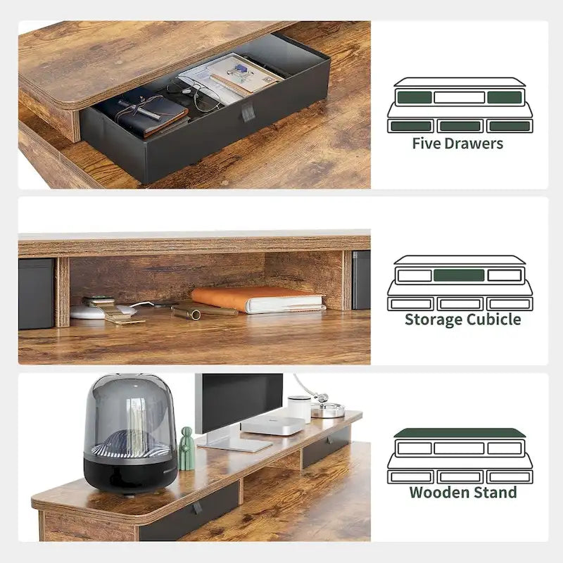FEZIBO/Meubles de bureau à domicile/Bois/Bureaux