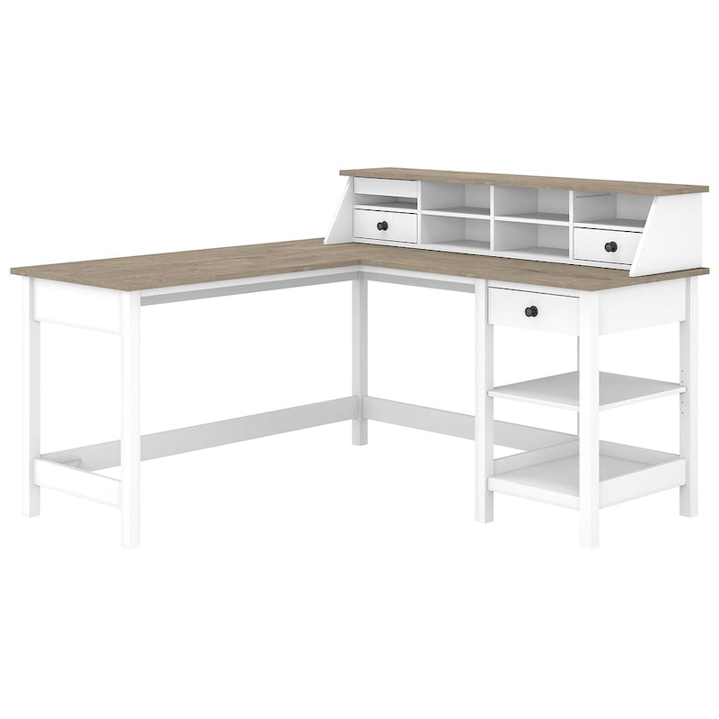 Bureau informatique en L Mayfield 60W avec organisateur de Bush Furniture