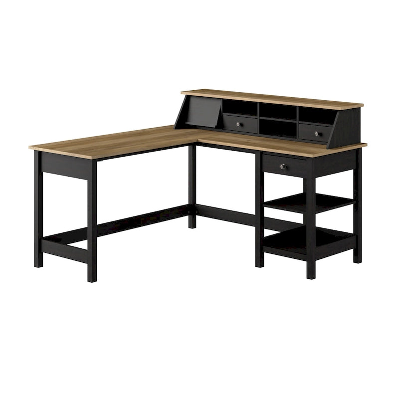 Bureau informatique en L Mayfield 60W avec organisateur de Bush Furniture