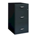 Classeur vertical Space Solutions à 3 tiroirs format lettre avec tiroir plumier, anthracite