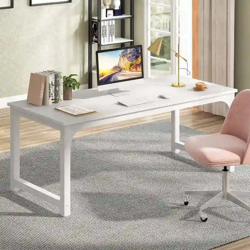 70,8 Grande table de conférence pour ordinateur avec cadre épais
