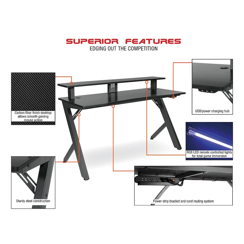 Bureau de jeu BattleStation Zone 51