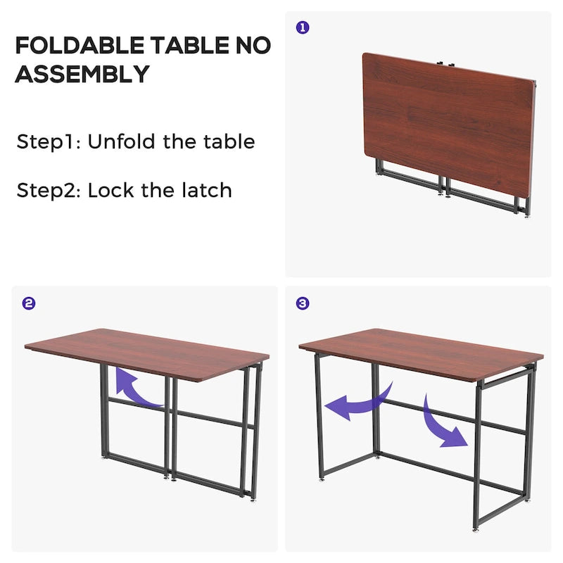 Eureka Ergonomic 43 Table Pliante Bureau de Travail à Domicile