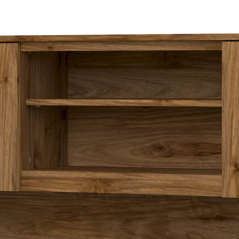 Bureau d'angle en L 60" Bush Furniture Somerset avec huche de rangement