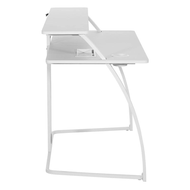 Bureau de jeu Battlestation Code 30, fini blanc