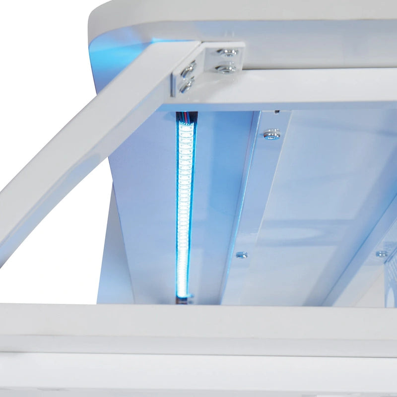 Bureau de jeu Battlestation Code 30, fini blanc