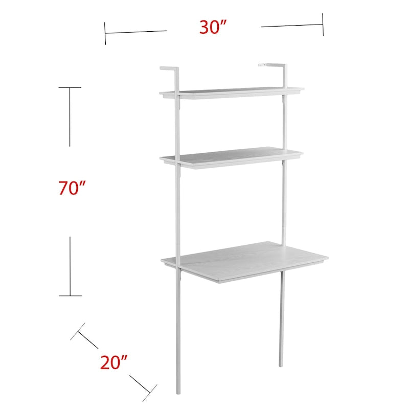 Bureau mural Haeloen de SEI Furniture - Blanc
