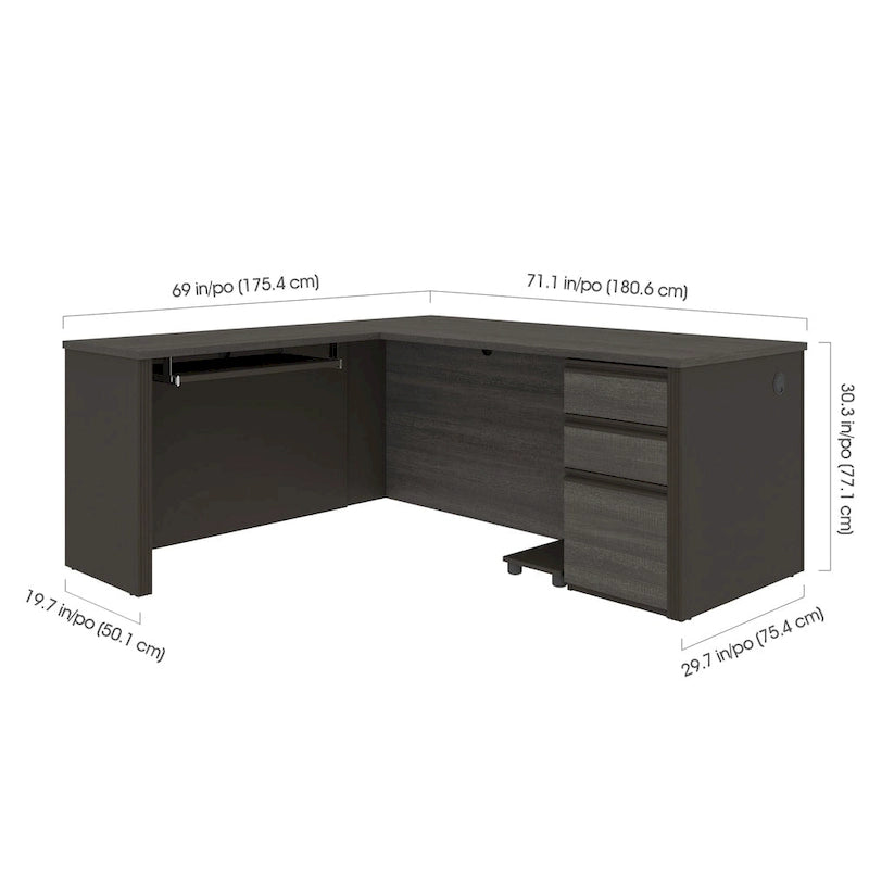 Bureau en L Prestige Bestar