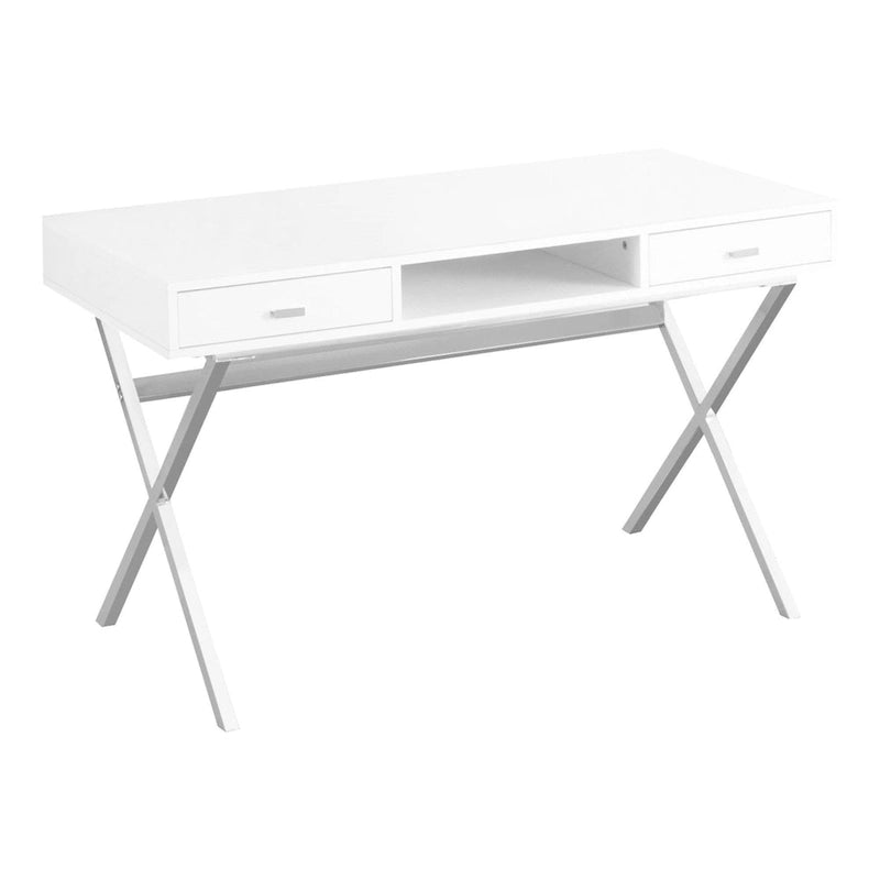 Monarch Specialties Bureau de 48 po avec tiroirs et tablette ouverte