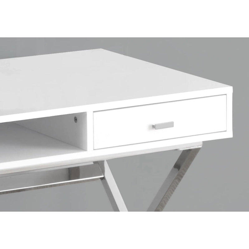 Monarch Specialties Bureau de 48 po avec tiroirs et tablette ouverte