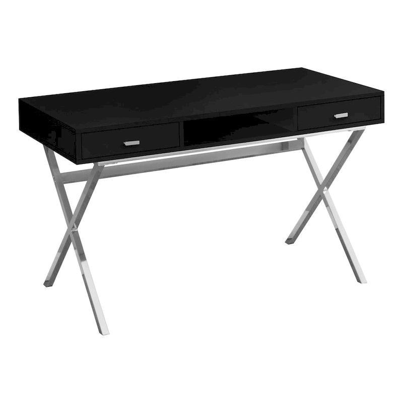 Monarch Specialties Bureau de 48 po avec tiroirs et tablette ouverte