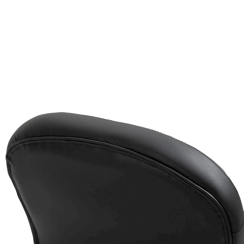 Vinsetto Chaise de Bureau en Faux Cuir, Dossier Matelassé, Roulettes Pivotantes, Chaise de Travail avec Accoudoirs Réglables en Hauteur