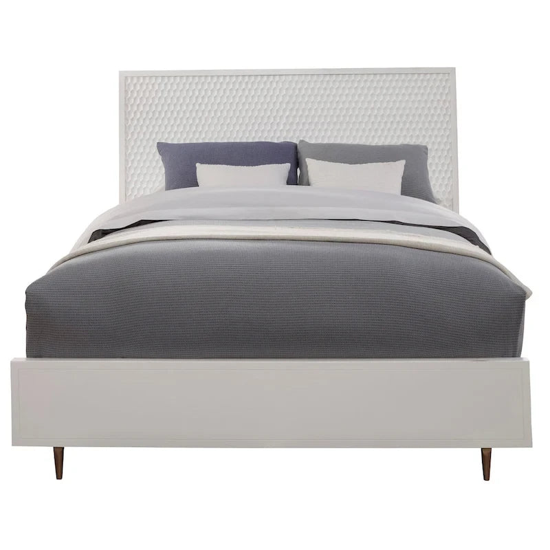Lit panneau Origins, perle blanche alpine