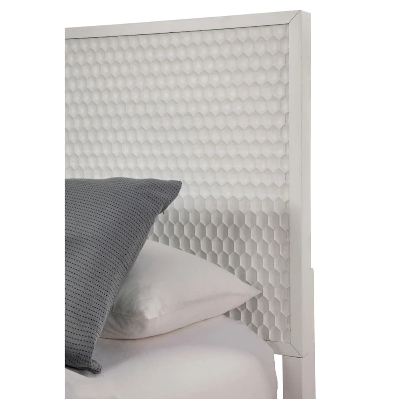 Lit panneau Origins, perle blanche alpine