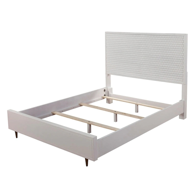 Lit panneau Origins, perle blanche alpine