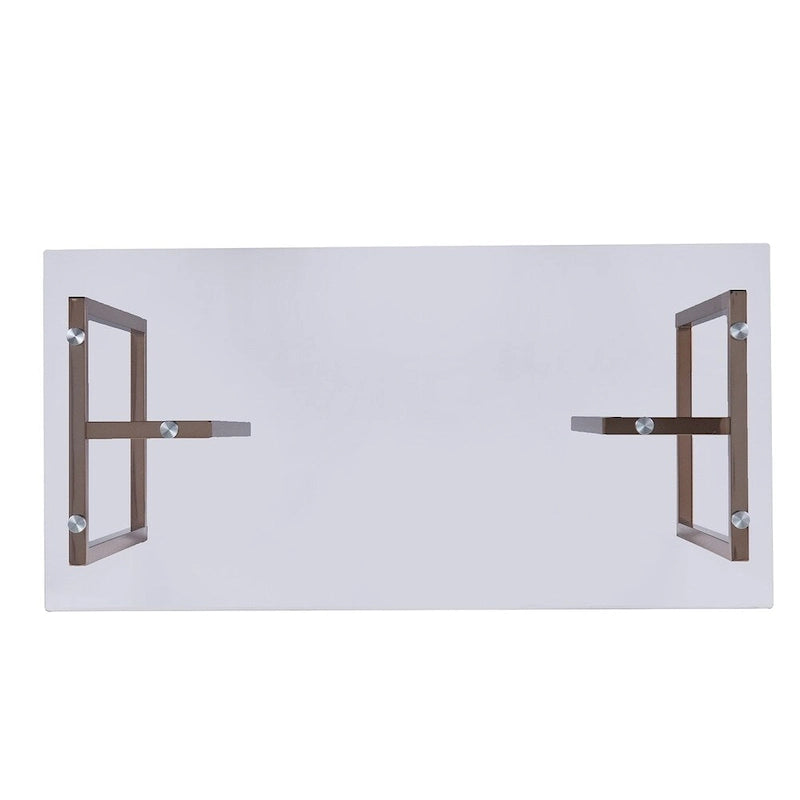 Bureau d'écriture champagne Haxor de SEI Furniture