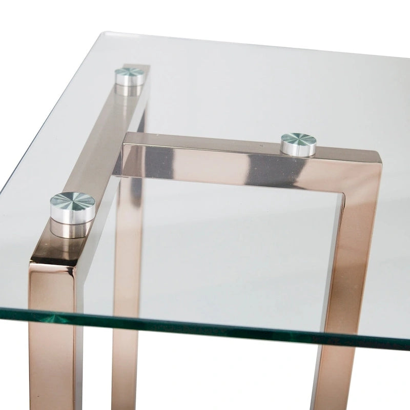 Bureau d'écriture champagne Haxor de SEI Furniture