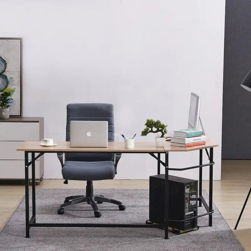 Bureau de jeu d'angle en L MCombo, MDF 7121