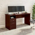 Bush Furniture Cabot Bureau informatique 60W avec tiroirs et rangements