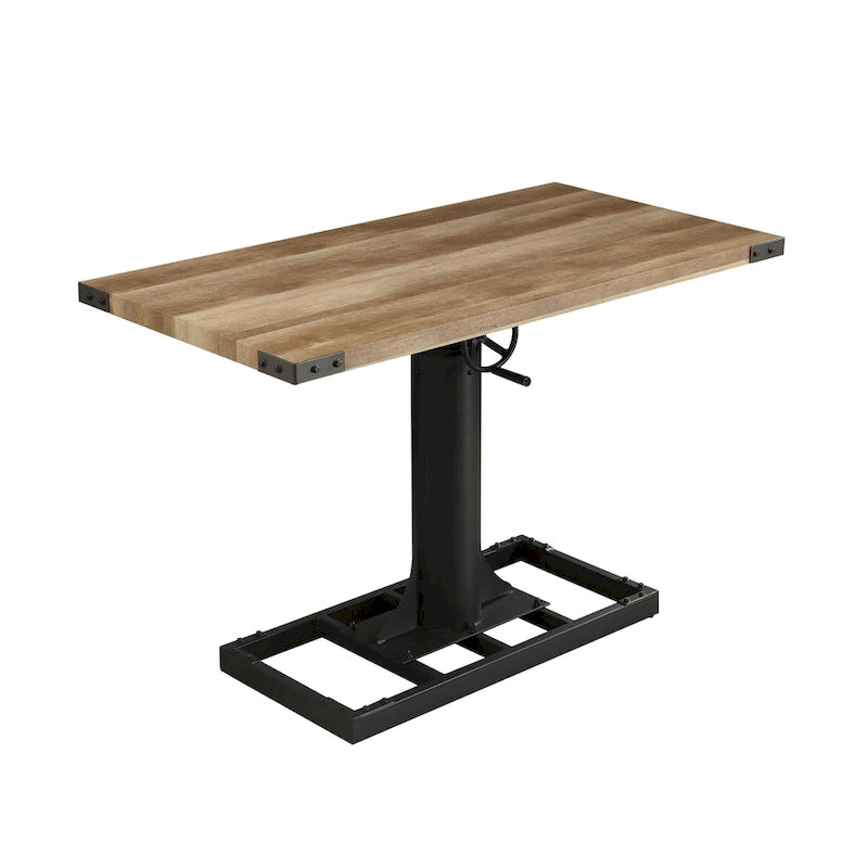 Bureau réglable Kic Industrial noir de 49 po Furniture of America
