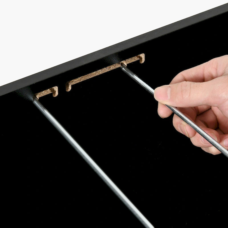 Moasis Meuble de Classement à 2 Tiroirs avec Éclairage LED Meuble de Rangement Latéral pour Bureau à Domicile