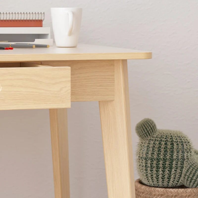 Bureau en bois de 39,4W, bureau d'écriture, bureau d'ordinateur