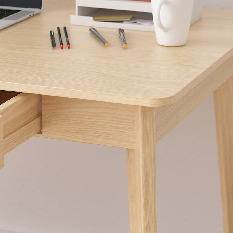 Bureau en bois de 39,4W, bureau d'écriture, bureau d'ordinateur