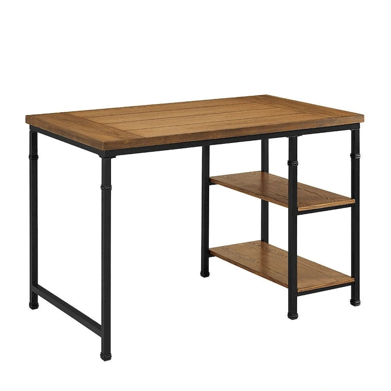 Bureau industriel en métal et bois Linon Harrison