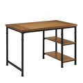 Bureau industriel en métal et bois Linon Harrison