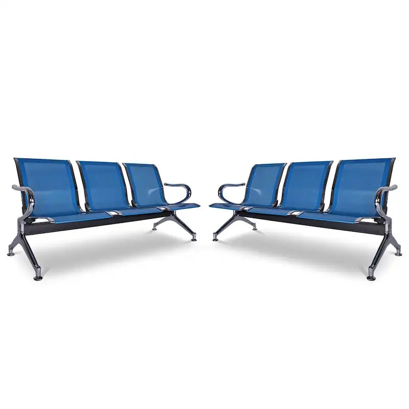 Kinbor Siège d'attente 3 places pour aéroport, banque, salon de coiffure, banc, chaise visiteur