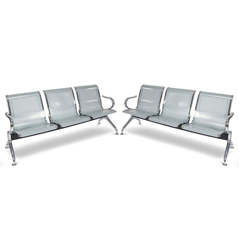 Kinbor Siège d'attente 3 places pour aéroport, banque, salon de coiffure, banc, chaise visiteur