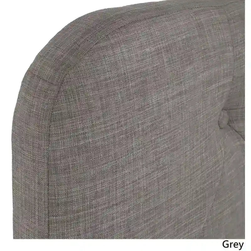 Lit Ginny de style classique en forme de dos-d'âne avec matelassage capitonné en losanges et diamants, par iNSPIRE Q