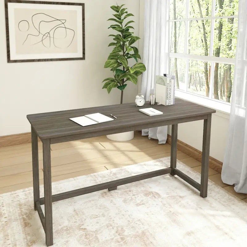 Bureau simple en poutres et planches - 55.25