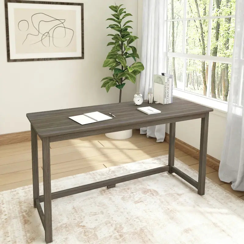Bureau simple en poutres et planches - 55.25