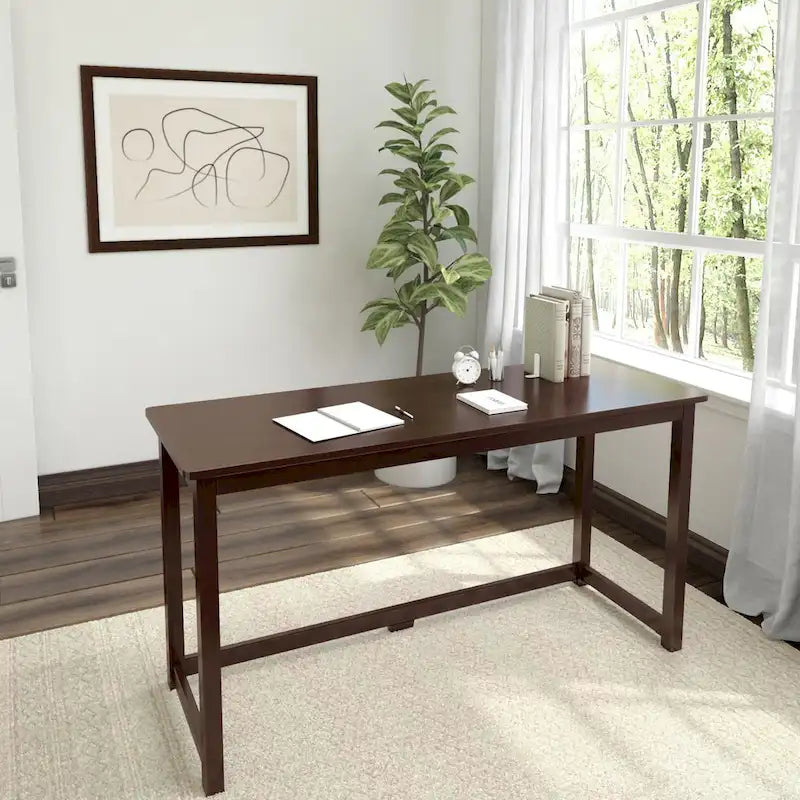 Bureau simple en poutres et planches - 55.25
