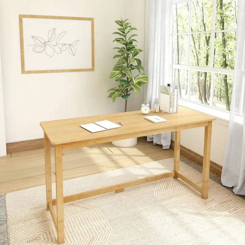 Bureau simple en poutres et planches - 55.25