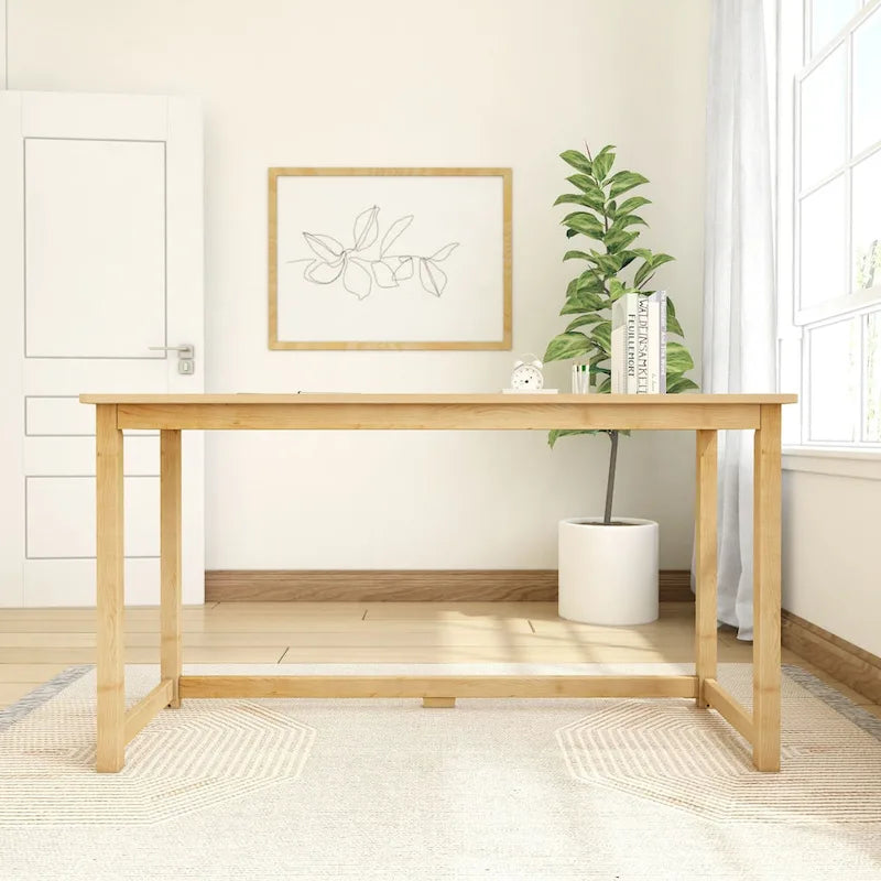Bureau simple en poutres et planches - 55.25