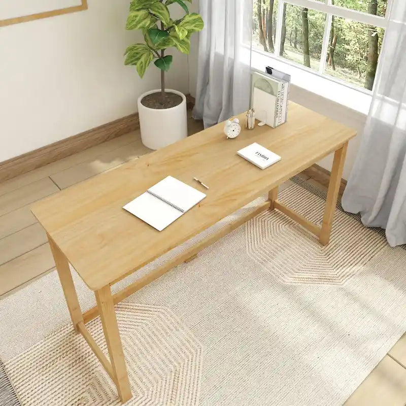 Bureau simple en poutres et planches - 55.25