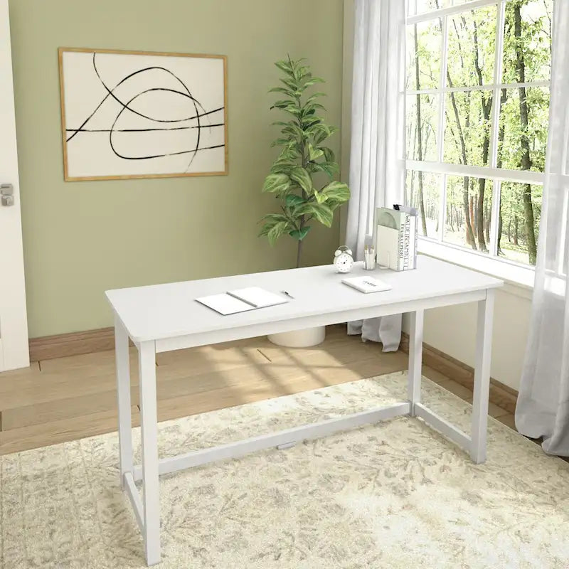 Bureau simple en poutres et planches - 55.25