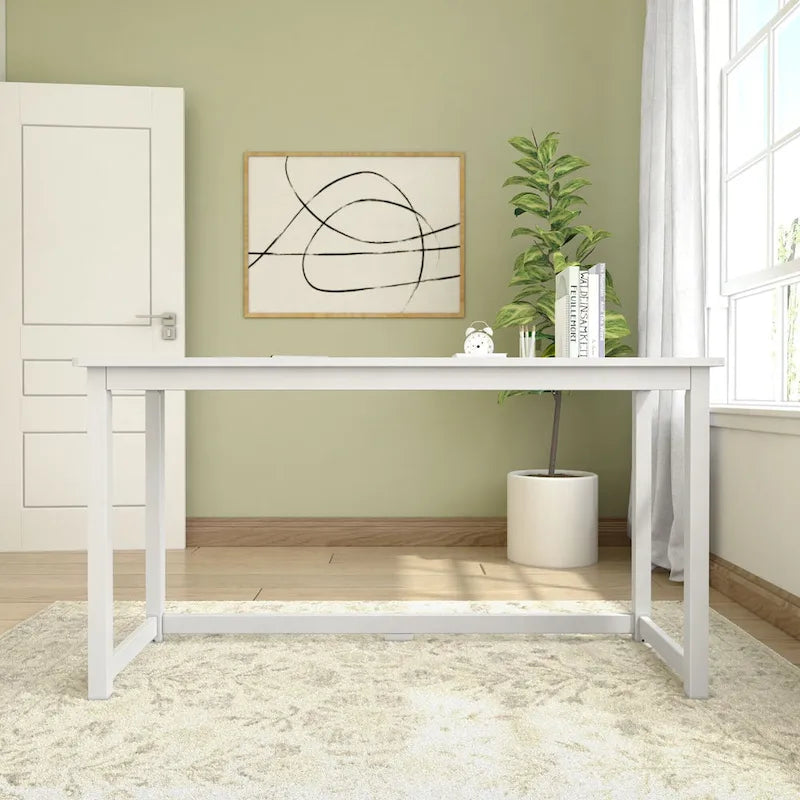 Bureau simple en poutres et planches - 55.25
