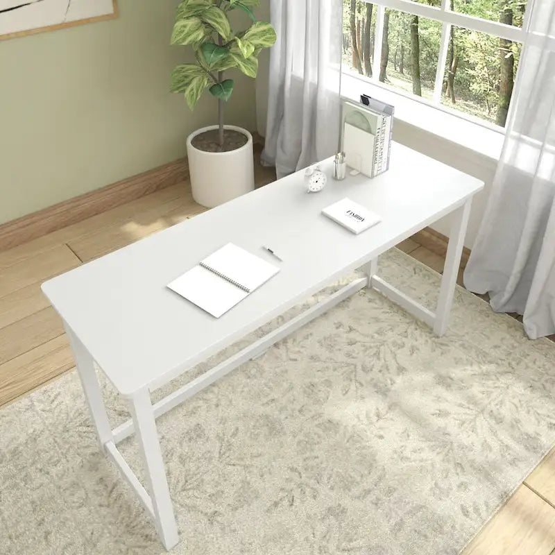 Bureau simple en poutres et planches - 55.25